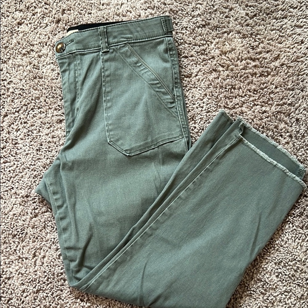 Democracy Olive Gray "Ab" Technology Pants - Picture 1 of 8